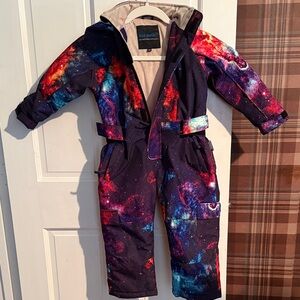 Galaxy Print Snowsuit